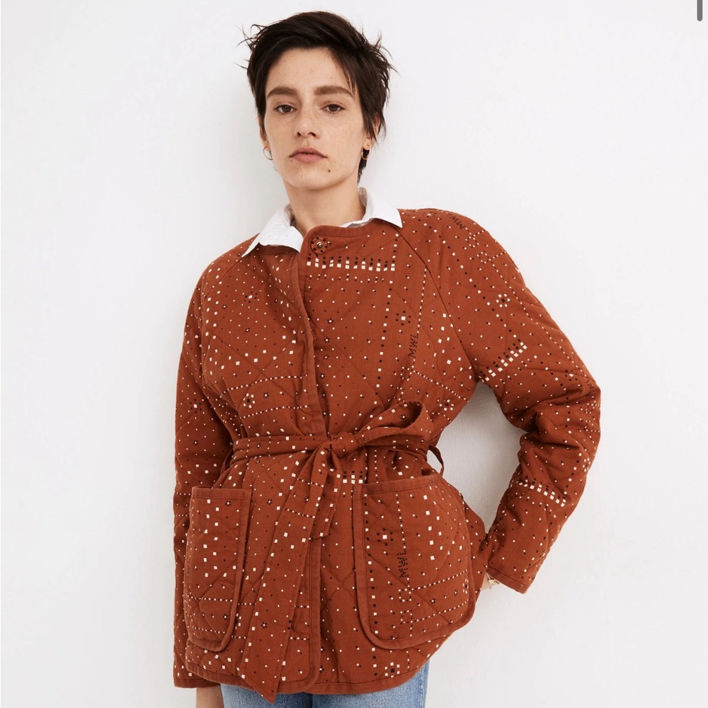 Madewell quilted banana jacket
